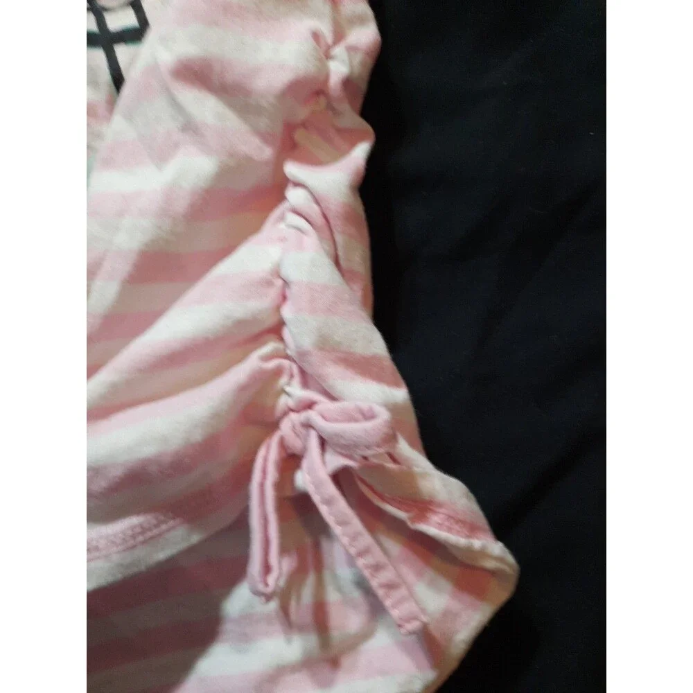 Colette Lilly 14/16  Girls Long Sleeve Striped Paris Pink & White Shirt